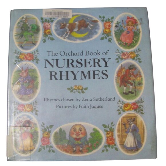 The Orchard Book of Nursery Rhymes Hardcover by Zena Sutherland & Faith Jaques F - Picture 1 of 16